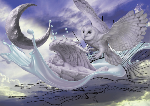 フォトモンタージュ作品